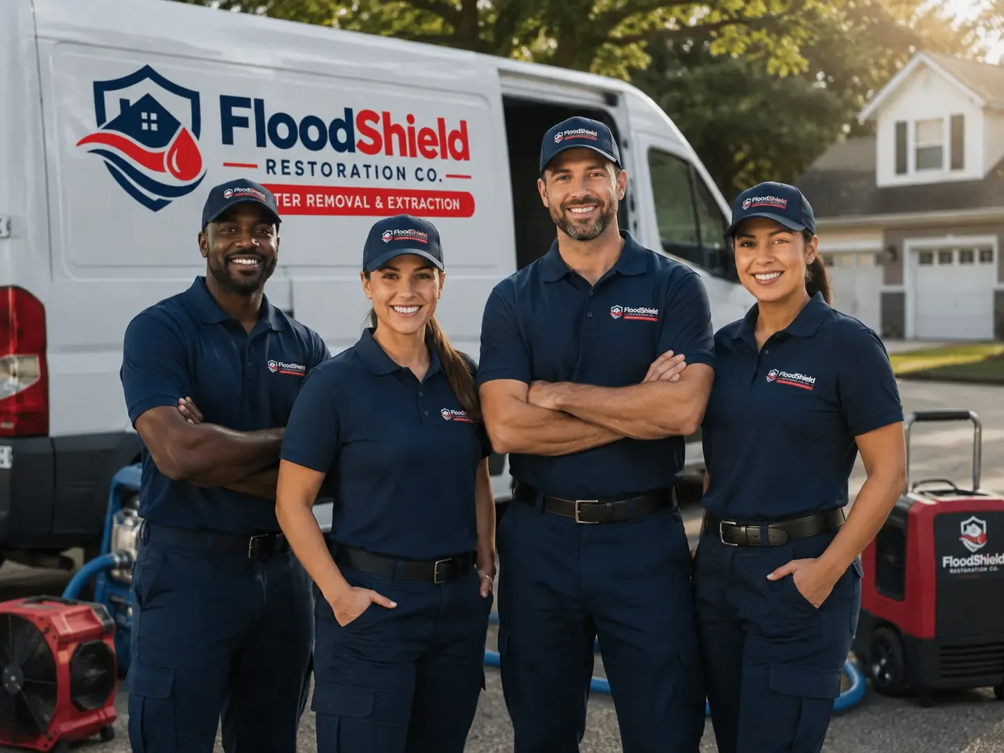 Flood Damage Restoration company in Belle Haven, VA